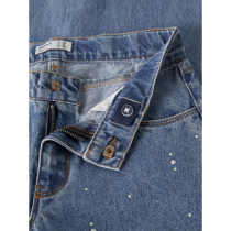 NAME IT Brede Perle Jeans Rose Medium Blue Denim